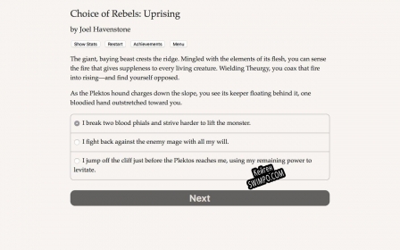 Choice of Rebels Uprising генератор серийного номера