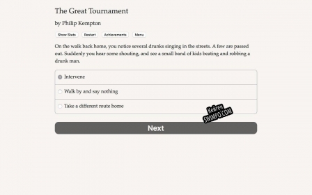 The Great Tournament ключ бесплатно