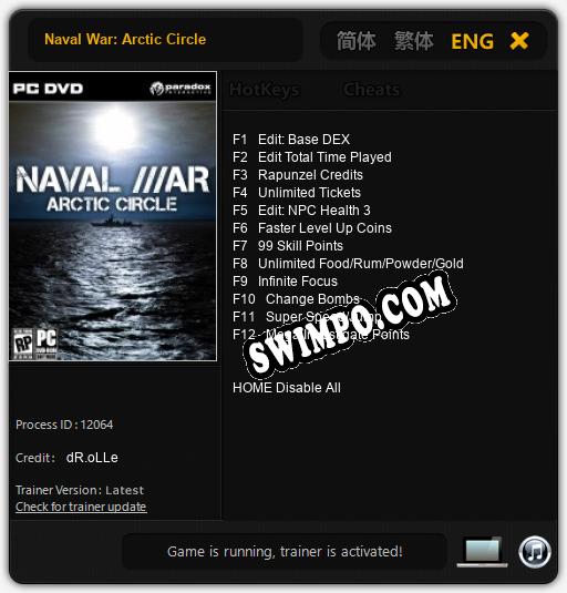 Naval War: Arctic Circle: Трейнер +12 [v1.1]