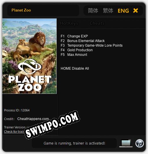 Planet Zoo: ТРЕЙНЕР И ЧИТЫ (V1.0.87)