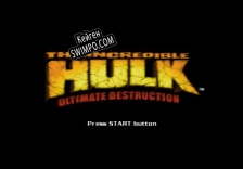 Ключ для The Incredible Hulk Ultimate Destruction