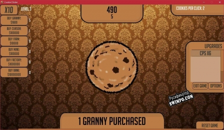 Русификатор для Cookie Clicker (itch) (Cameron G)
