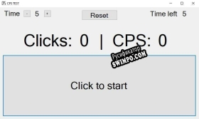 Русификатор для CPS TEST  Clicks Per Second