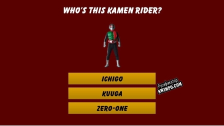 Русификатор для Guess The Kamen Rider