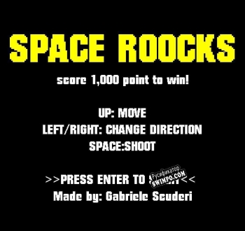 Русификатор для SPACE ROOCKS