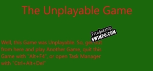 Русификатор для The Unplayable Game (MasterStudio)