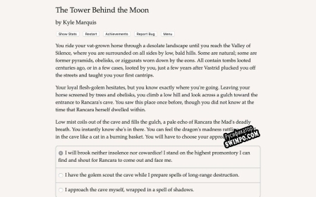 Русификатор для Tower Behind the Moon