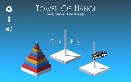 Русификатор для Tower Of Hanoi (Juan Borges)