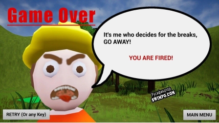 Русификатор для You Are Fired  Game Jam