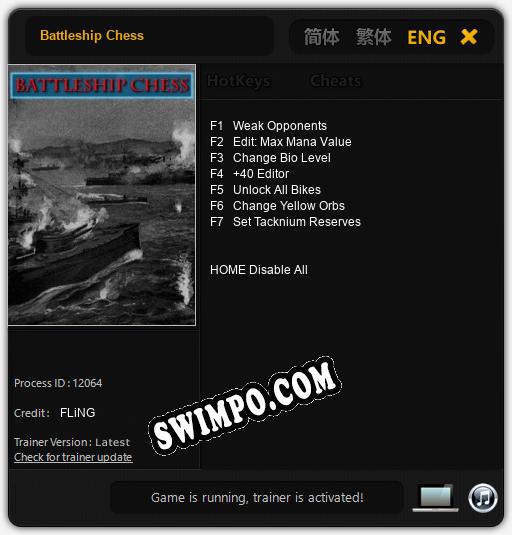 Battleship Chess: Читы, Трейнер +7 [FLiNG]