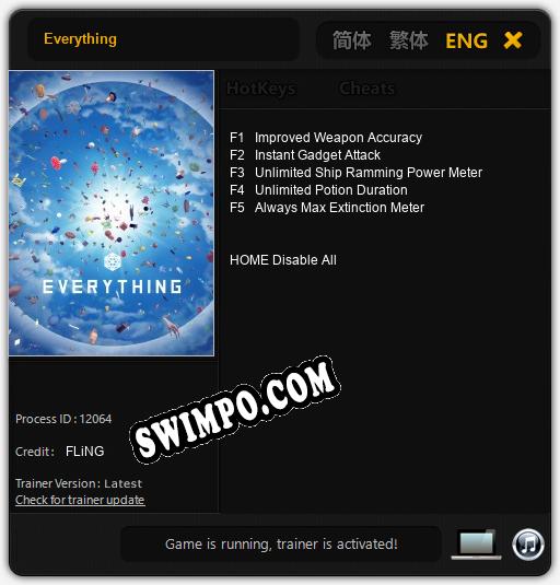Everything: Трейнер +5 [v1.4]