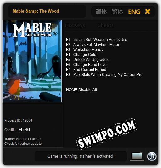 Mable & The Wood: ТРЕЙНЕР И ЧИТЫ (V1.0.33)