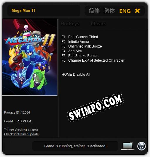Mega Man 11: Читы, Трейнер +6 [dR.oLLe]