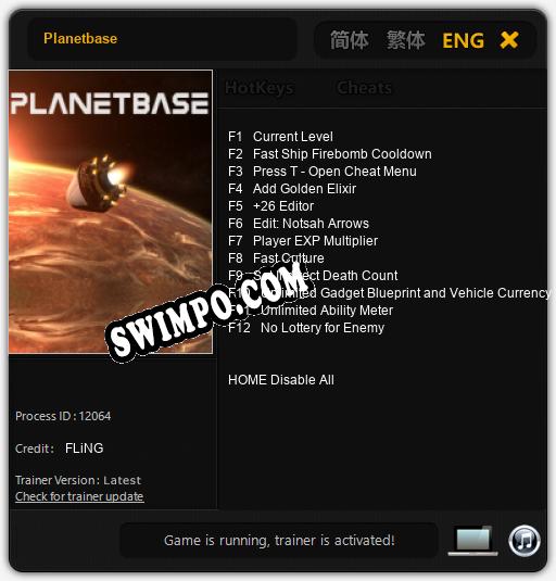 Planetbase: Трейнер +12 [v1.4]