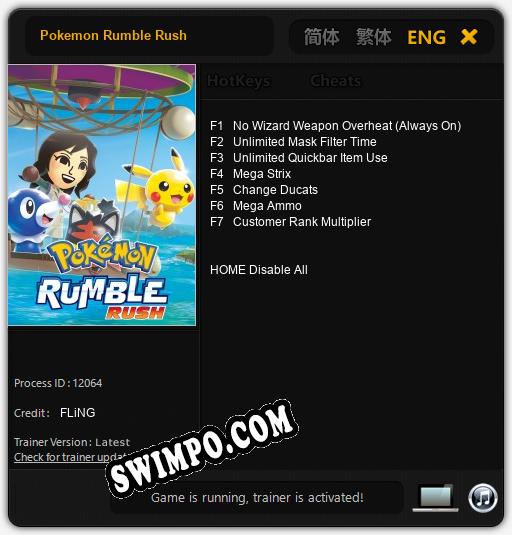 Pokemon Rumble Rush: Трейнер +7 [v1.8]