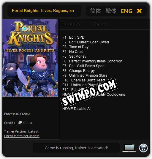 Portal Knights: Elves, Rogues, and Rifts: ТРЕЙНЕР И ЧИТЫ (V1.0.11)
