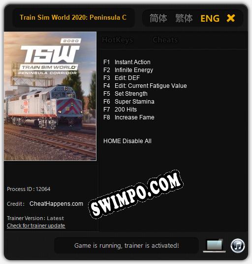 Train Sim World 2020: Peninsula Corridor: ТРЕЙНЕР И ЧИТЫ (V1.0.25)