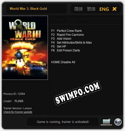 World War 3. Black Gold: Читы, Трейнер +6 [FLiNG]