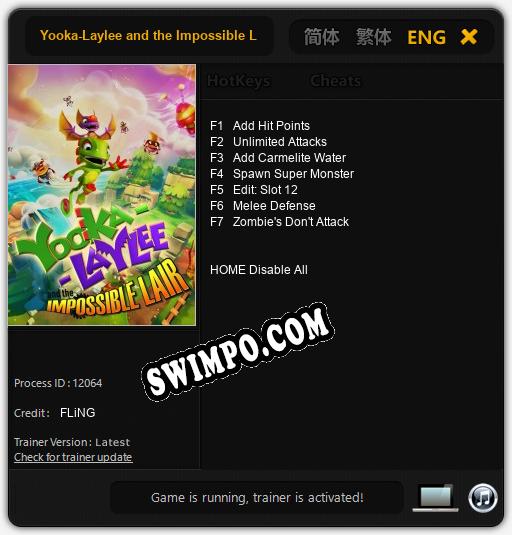 Yooka-Laylee and the Impossible Lair: Трейнер +7 [v1.5]